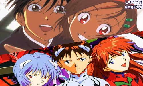 le situazioni di Lui e Lei su Amazon Video ed Evangelion su Netflix