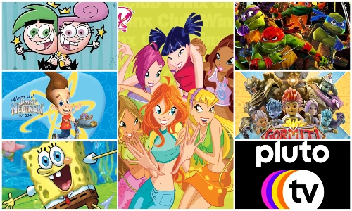 PLUTO TV: TANTI CARTONI GRATIS: WINX, SPONGEBOB, FANTAGENITORI, GORMITI E TANTI ALTRI